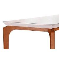 Mesa De Sala Jantar Londrina + Tampo Madeirado Vidro 180x90cm Imbuia - Rufato - 5
