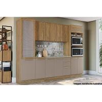 Armário Aéreo Cozinha Modulado Botanic M631 c/ 1 Porta Nogueira - Kappesberg
