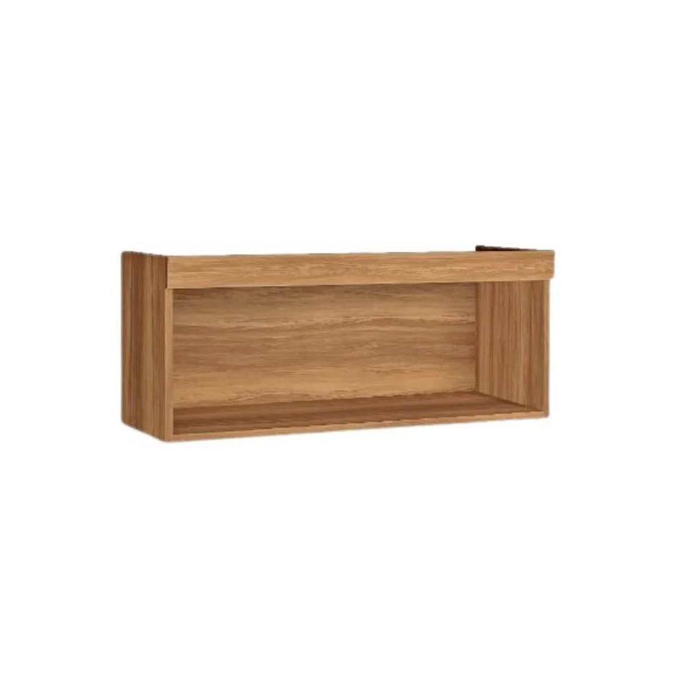 Armário Aéreo Cozinha Modulado  Burguesa c/ 1 Porta Basculante Freijó/Branco - Nesher - 2