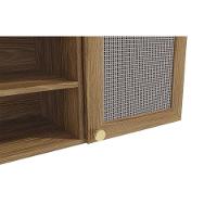 Armário Aéreo Cozinha Modulado Botanic M635 2 Portas c/ Tela Nogueira - Kappesberg - 2