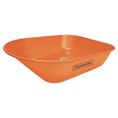 Caçamba Metálica Extra Funda 80L Aço 0,7mm para Carrinho de Mão Tramontina