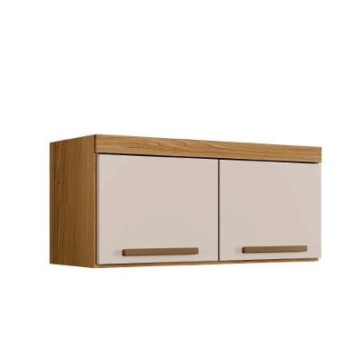 Armário Aéreo Granada Master 80cm 2 Portas Mdf Cinamomo-off Arte Móveis