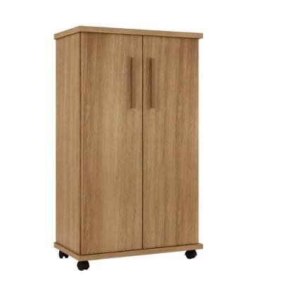 Armário Multiuso Berlim 2 Portas 4 Prateleiras 65cm Cinamomo Arte Móveis