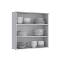 Armário Aéreo p/ Cozinha Americana c/ 2 Portas 80cm Branco - Henn - 7