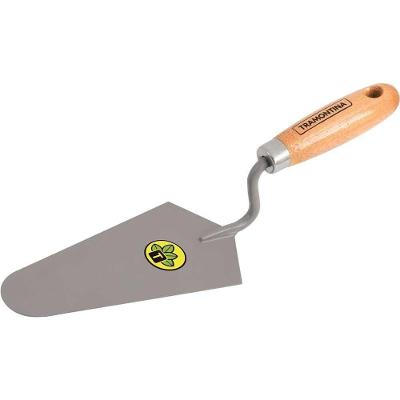 Colher Reta para Pedreiro 7 178mm 77350075 para Aplicação de Argamassa com Cabo de Madeira