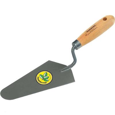 Colher para Pedreiro Reta 9 229mm Tramontina com Cabo de Madeira Envernizado e Pintura