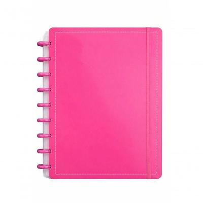 Caderno de Disco Disko Caderno Inteligente Médio m 60 Folhas Reposicionáveis Rosa