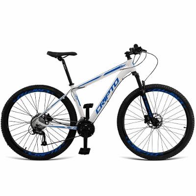 Bicicleta Aro 29 Cripto 24v Acera Freio Hidraulico K7 Trava Quadro Alumínio 24 Marchas Cripto Bikes