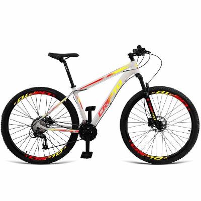 Bicicleta Aro 29 24v Acera Freio Hidraulico K7 Trava Quadro Alumínio 24 Marchas Cripto Bikes