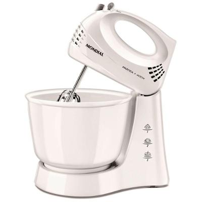 Batedeira Mondial Pratica B-44-W 3.6L 400W 3 Velocidades Branco 220V