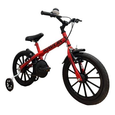 Bicicleta Infantil Aro 16 com Rodinhas Vermelho Ravok com Freio V Brake