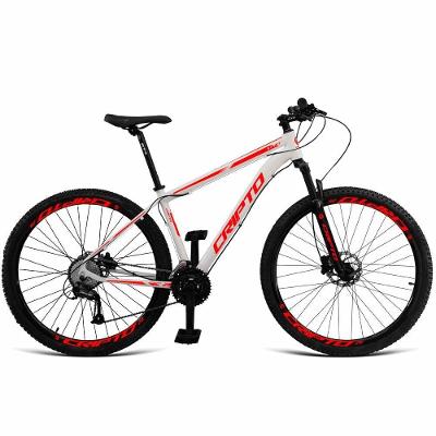 Bicicleta Aro 29 Cripto 24v Acera Freio Hidraulico Mountain Bike Quadro Alumínio 24 Marchas Cripto