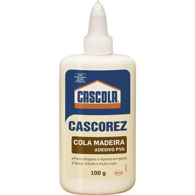 Cola para Madeira Cascorez Adesivo Pva 100g Amarelo para Montagem de Móveis Cascola