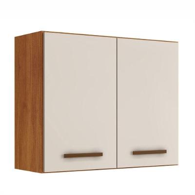 Armário Aéreo Valencia 80cm 2 Portas MDP Nature-off Kaiki Móveis