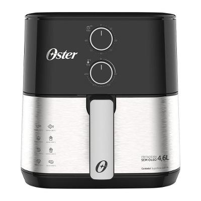 Fritadeira Air Fryer Oster OFRT520-220 4,6L 1500W com Cesto Removível e Timer Ajustável 220V