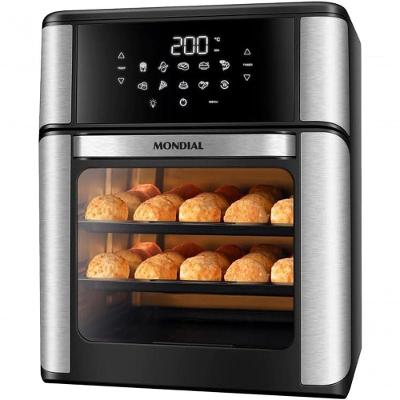 Fritadeira Air Fryer Forno Mondial AFON-12L-BI 12L 2000W Preto Inox 110V