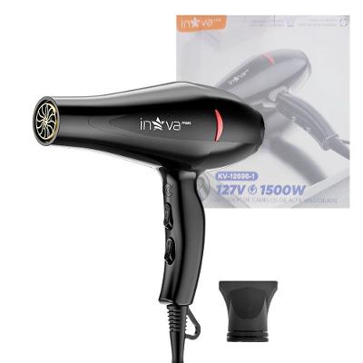 Secador de Cabelo Profissional KV-12696-1 1500W 3 Temperaturas Preto Inova 110V