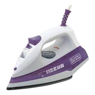 Ferro a Vapor e a Seco Black + Decker FX1000 Base Antiaderente Violeta 220V