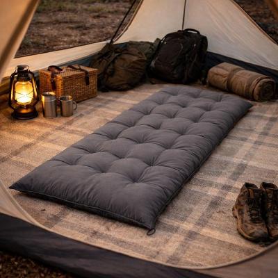 Colchonete Futon 1,70x60 Espreguiçadeira Almofada Multiuso Cinza OEM