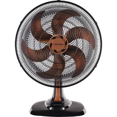 Ventilador de Mesa Ventisol 50cm Hélice 6 Pás Bronze Turbo 6 Silencioso 220V