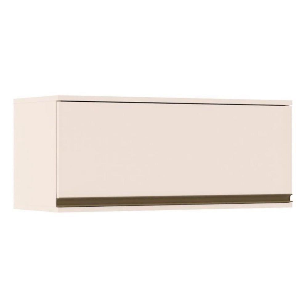 Armário Aéreo p/ Cozinha Connect 80cm c/ 1 Porta Basculante Off White - Henn - 1