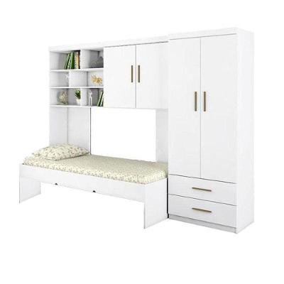 Quarto Chiara Branco Brilho - Phoenix