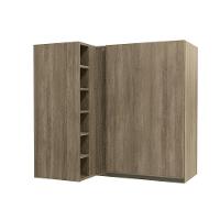 Armário Aéreo p/ Cozinha Canto Maxxi G768 c/ 1 Porta 98cm Nogal - Kappesberg - 1