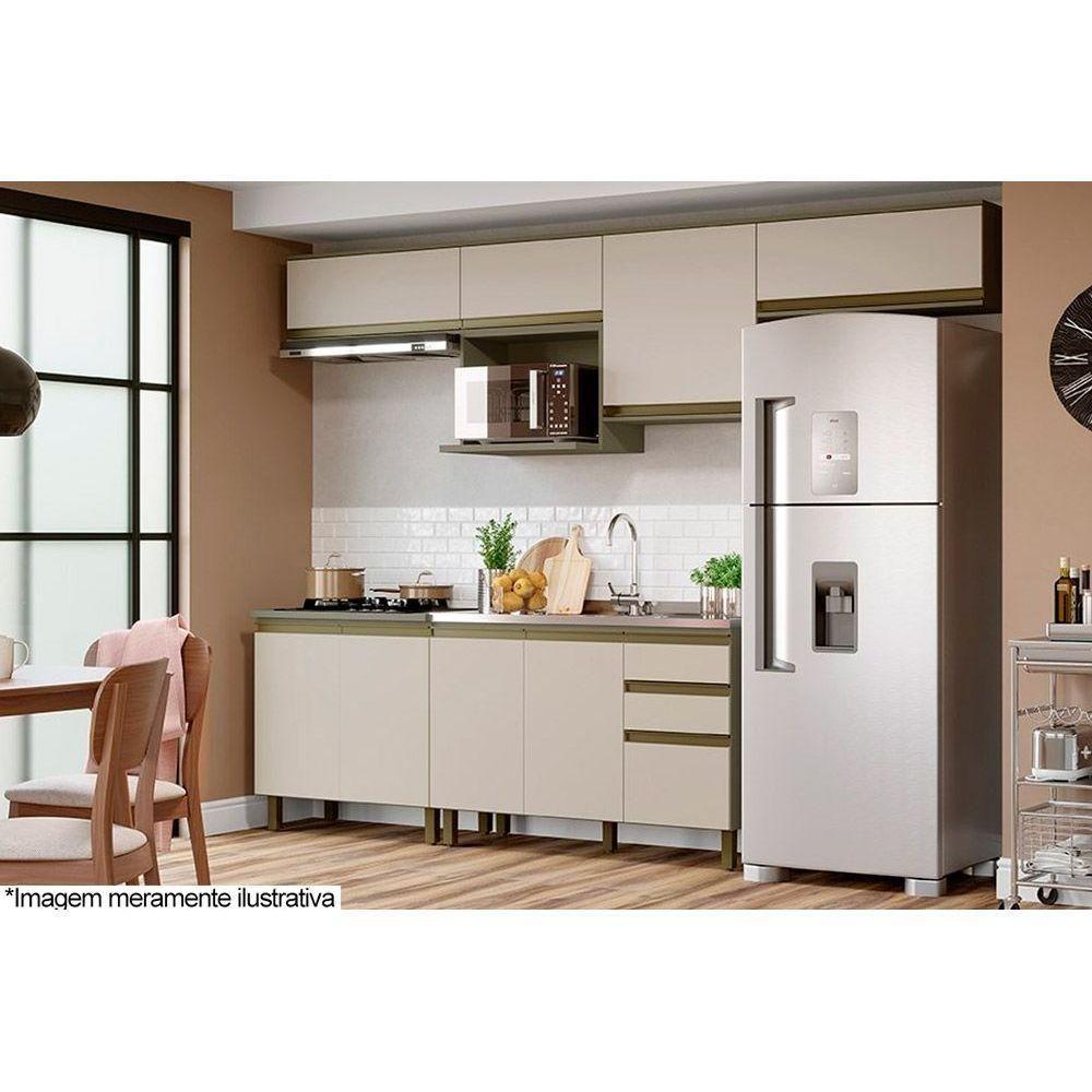 Armário Aéreo P/ Cozinha Connect 1 Porta 60cm Duna/cristal - Henn - 3