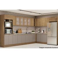 Armário Aéreo Cozinha Modulado Botanic M632 c/ 2 Portas Nogueira - Kappesberg - 3