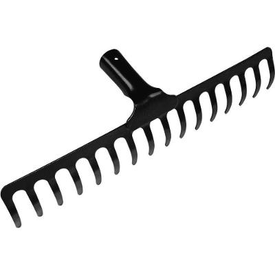 Ancinho Curvo Metálico Leve 16 Dentes sem Cabo Aço Carbono Temperado Tramontina