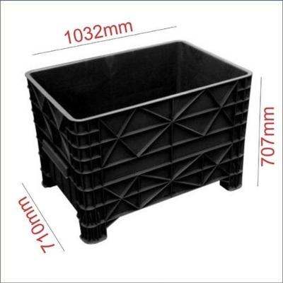 Carrinho Coletor de Lixo 370L para Condomínios em Polietileno com Rodas de Borracha Higipack