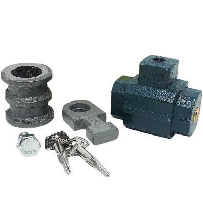 Cadeado de Solo para Porta de Aço de Enrolar King 3 Verde com 2 Chaves Tetra