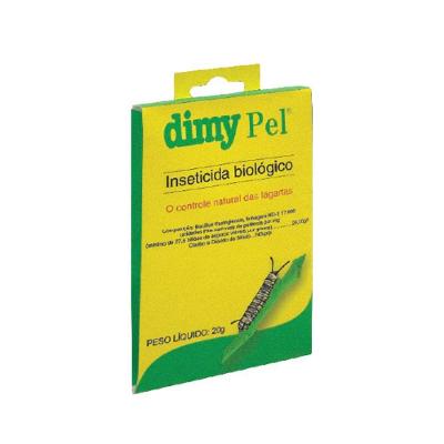 Inseticida Biológico Dimy Pel 20g para Controle de Lagartas em Hortaliças Dimy