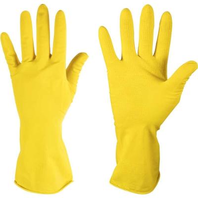 Luva de Látex LV-LAF-9 para Serviços Gerais Antiderrapante Amarelo Imbat