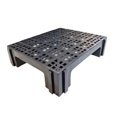 Piso Estrado Modular Piso Estrado Modular 60x50x15cm com Encaixe Macho e Fêmea Preto Intelplast