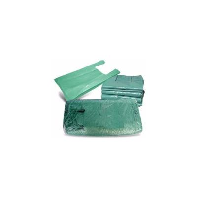 Kit 10kg de Sacola Plástica Reciclada 30cm X 40cm Verde Higipack