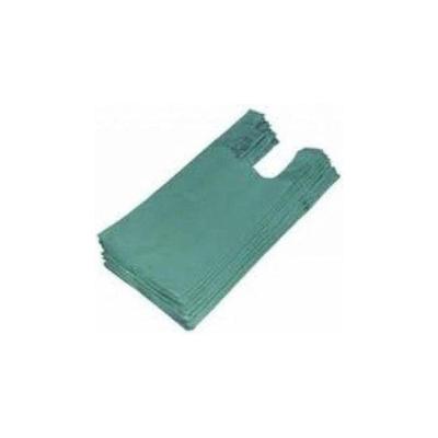 Sacola Plástica Reciclada Verde 40x50 10kg Aprox 720 un para Uso Comercial