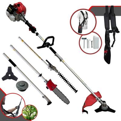 Roçadeira Multifuncional 4 em 1 TBC43MT com Podador de Galhos à Gasolina 43cc Toyama
