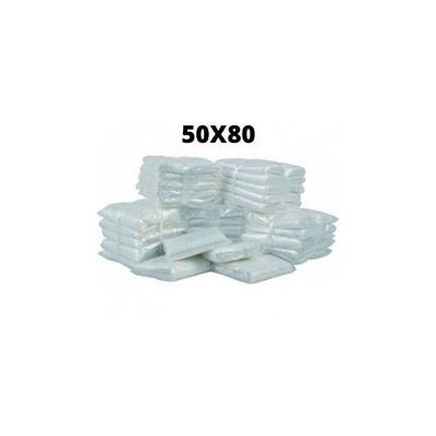 Saco Plástico para Cesta Básica 50x80cm Pacote 100 Unidades Transparente Plastg