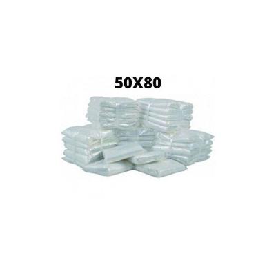 Saco Plástico para Cesta Básica 50x80cm Pacote 100 Unidades Transparente Plastg