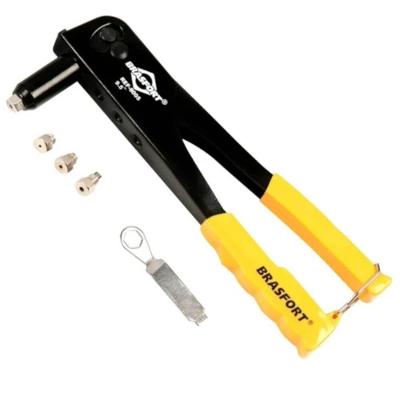 Alicate Rebitador 9,5" 8005 para Rebites em Aço Carbono com 4 Bicos Brasfort