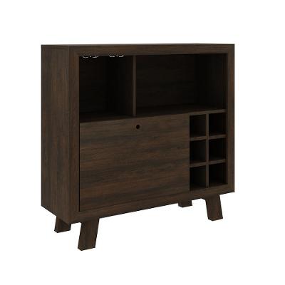 Adega Bar Ad5002 1 Porta 2 Prateleiras MDP 90cm Rustic Gran Belo