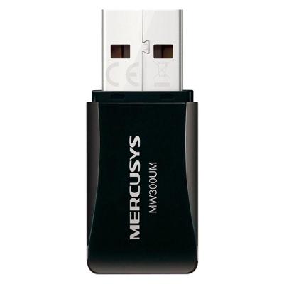 Adaptador Usb Wireless N300 MW300UM 300Mbps Mini Usb 2.0 Compatível Windows Mercusys