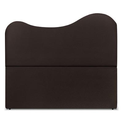 Cabeceira Casal Selena 140cm com Frame Fixação no Box Corino Marrom Arte das Cabeceiras