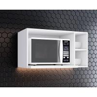 Armário de Cozinha Modulado  Americana p/ Micro-ondas Branco - Henn - 1