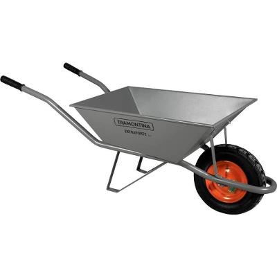 Carrinho de Mão 77714435 com Pneu e Câmara Caçamba Metálica Reta 65L Tramontina