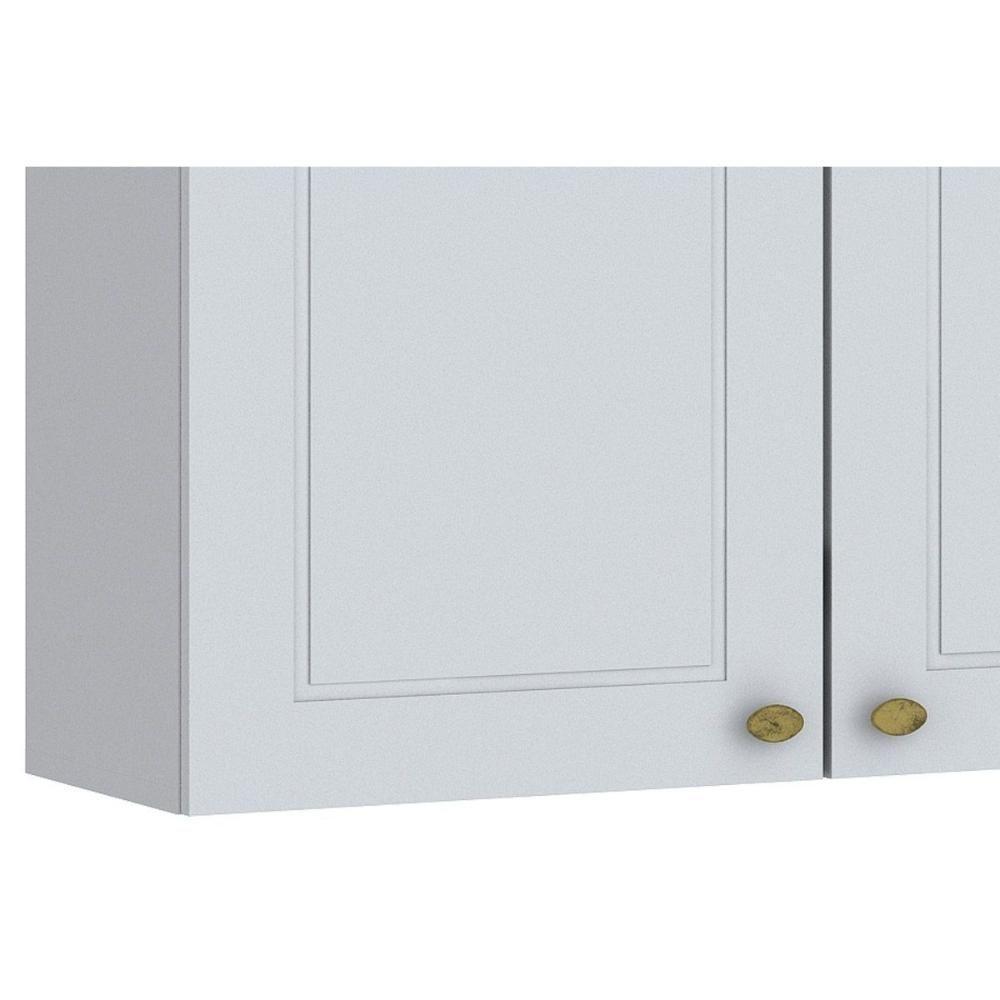 Armário de Cozinha Modulado  Americana c/ 2 Portas Branco - Henn - 9