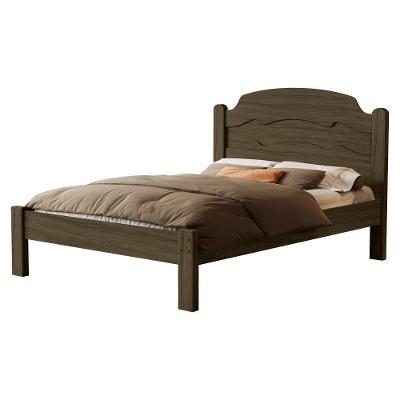 Cama de Casal Iris Flex 195x144cm em Mdf Castanho Milani Movelaria