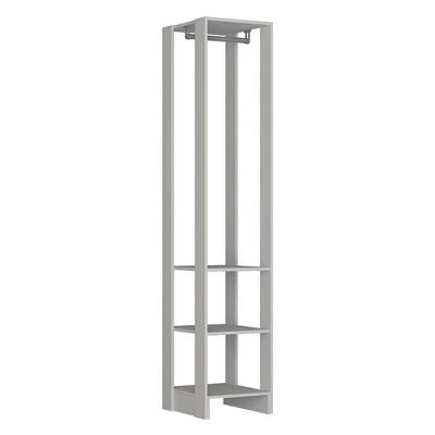 Closet Modulado EY105 1 Cabideiro MDP 40cm Branco Nova Mobile