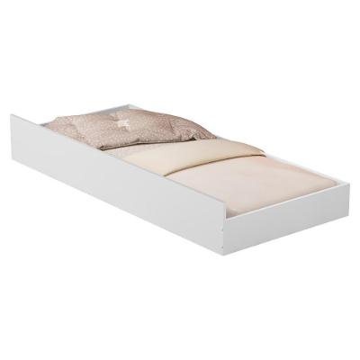 Cama Auxiliar para Mini Cama 149x74cm 1143 em MDF Branco Milani Movelaria